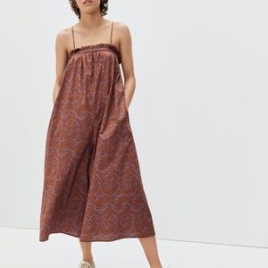 Everlane Flowy Jumpsuit in Sequoia Floral